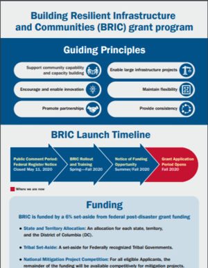 FEMA Building Resilient Infrastructure And Communities (BRIC) Grant ...